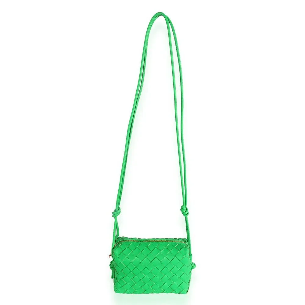 Bottega Veneta Parakeet Intrecciato Leather Mini Loop - Picture 4 of 8